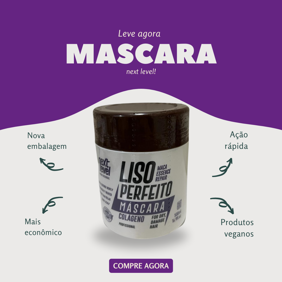Mascara Nextlevel Liso perfeito!